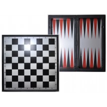 Игра 3 в 1 магнитная (нарды, шахматы, шашки) 3143 36*36 см